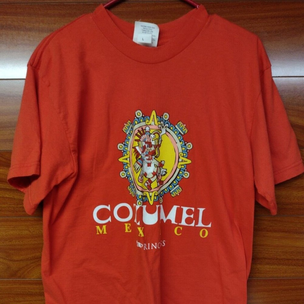 Vintage Men's Princess Cozumel Mexico Destination T Shirt Size Large